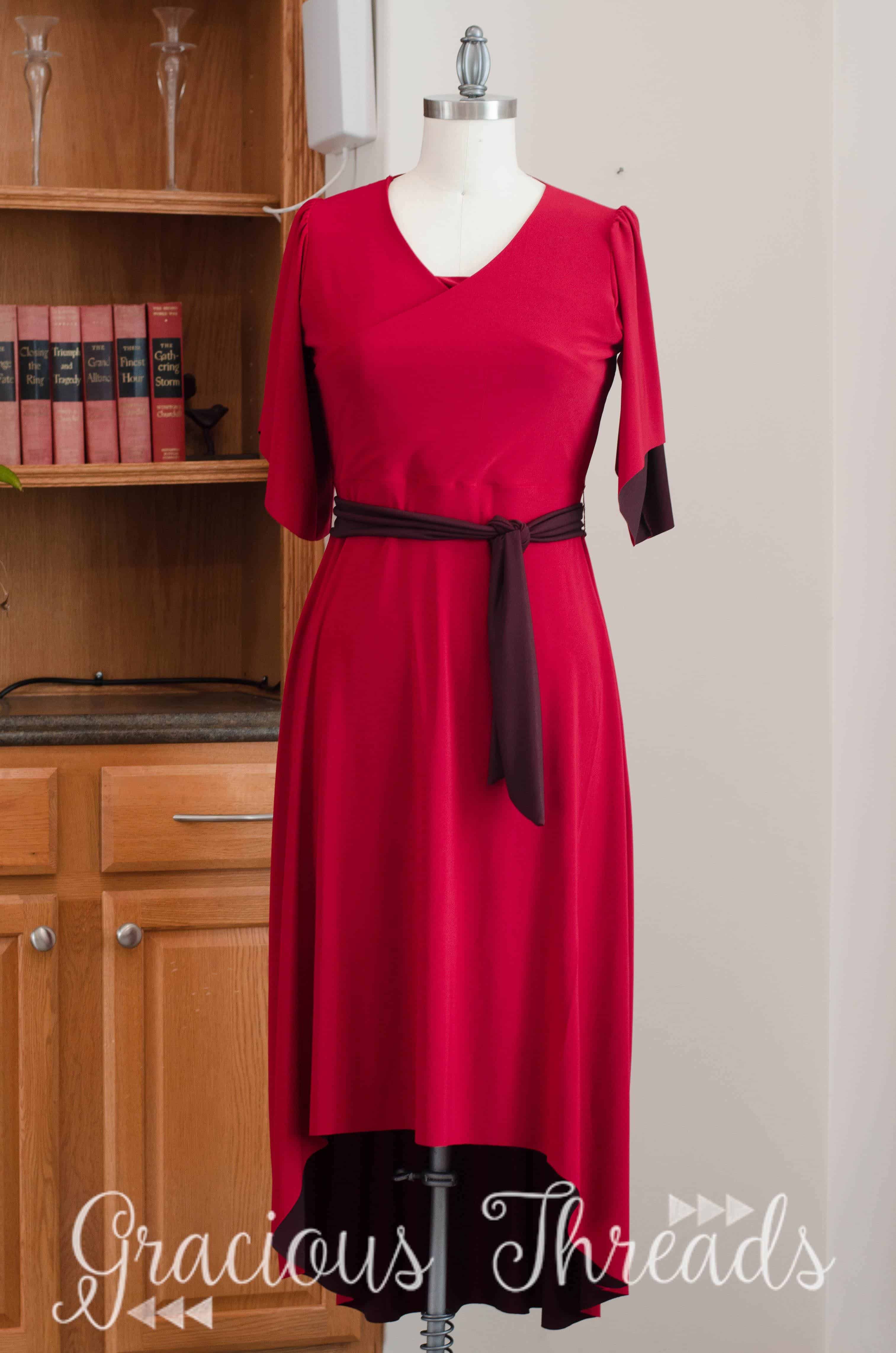 Learn how to add flutter sleeves to the Willow Wrap Dress sewing ...