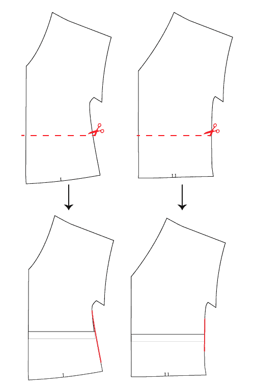 lengthen shorten pattern