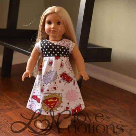 Doll Everyday Playdress Love Notions Sewing Patterns