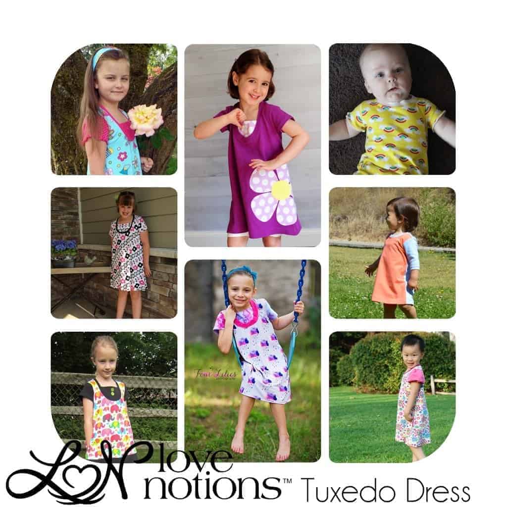 The Tuxedo Dress- it has it all! - Love Notions Sewing Patterns