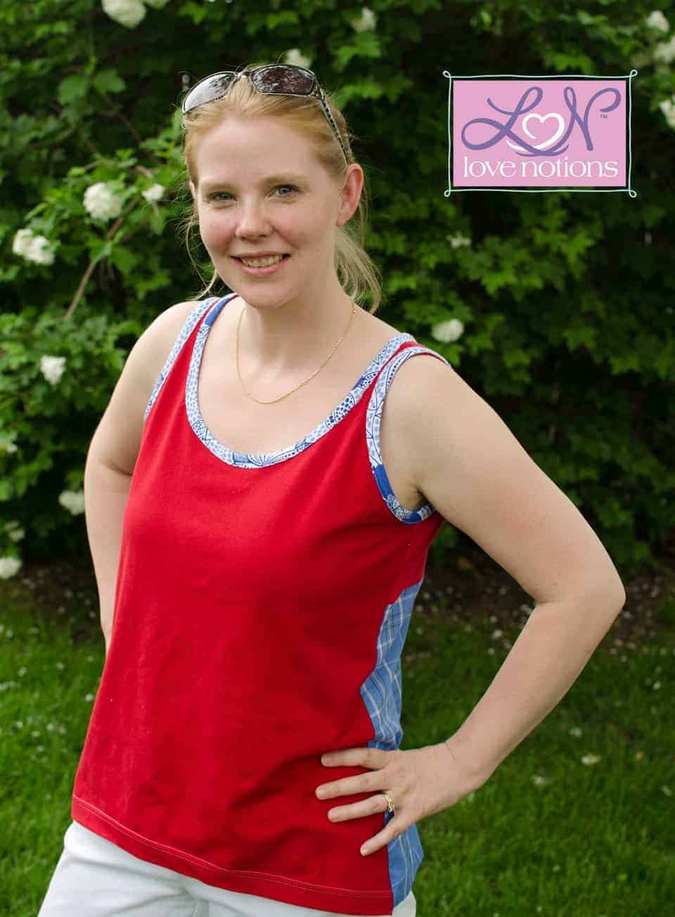 Love Notions Hip-Hop Tank and Top pdf Pattern ladies