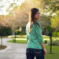 Love Notions WIllow Wrap Top PDF Pattern