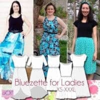 Bluezette Dress Pattern for Ladies
