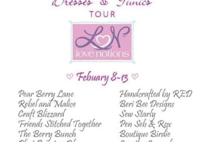 Love of Dresses and Tunics Tour