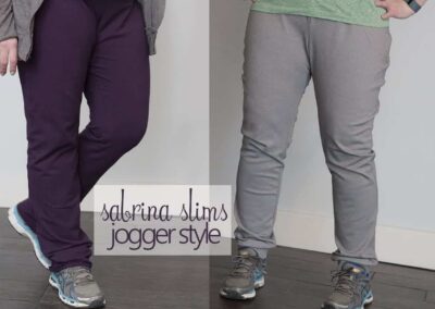 Sabrina Sewalong Day 5: Sabrina Slims, Jogger Style