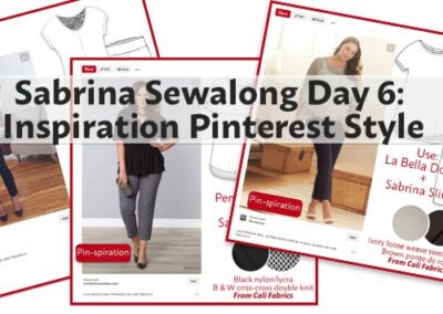 Sabrina Slims Sewalong Day 6: inspiration Pinterest style