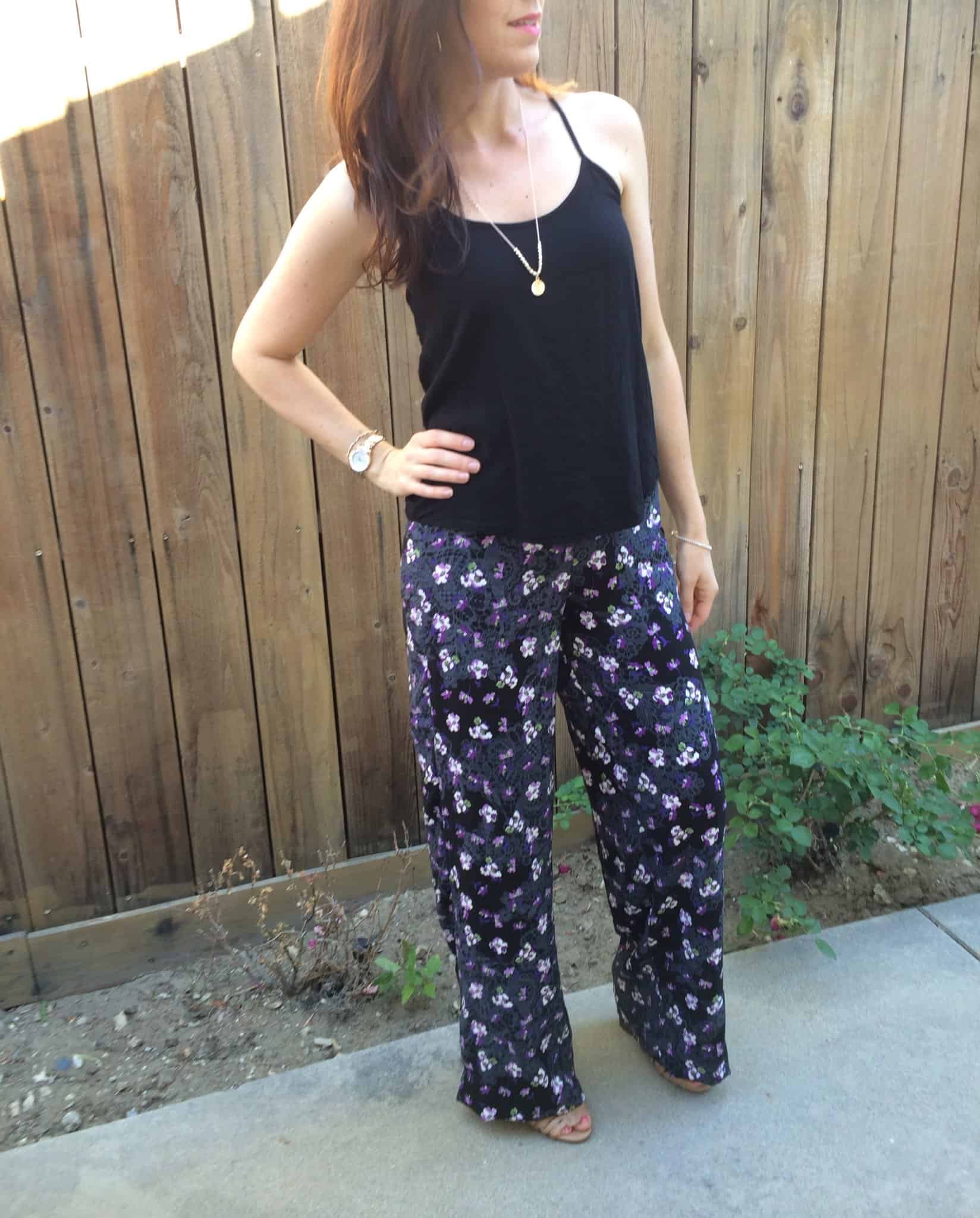 palazzo pants pattern by Love Notions 