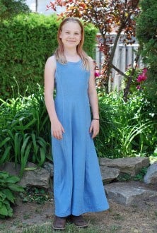 Princess seamed top and dress sewing pattern by Love Notions.
