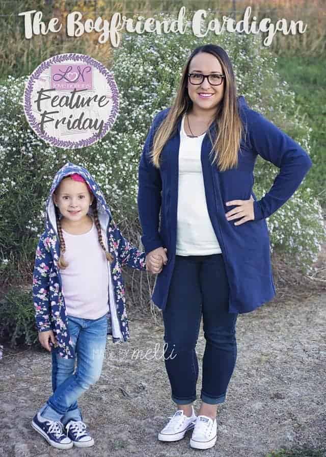 Love Notions Boyfriend Cardigan Feature Friday sewn by Made by Melli