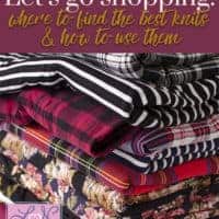 Where to buy knit fabrics