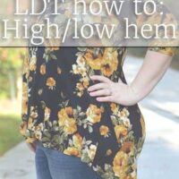 LDT high low hem