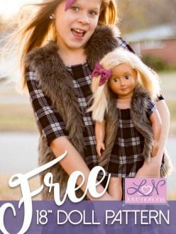 American Girl free vest pattern