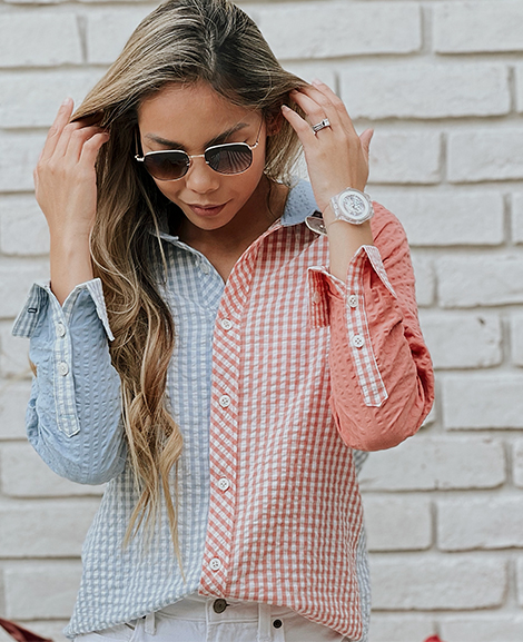 Aria Button Down Shirt, Tunic & Dress