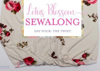 Lotus Blossom Sew Along: Day Four