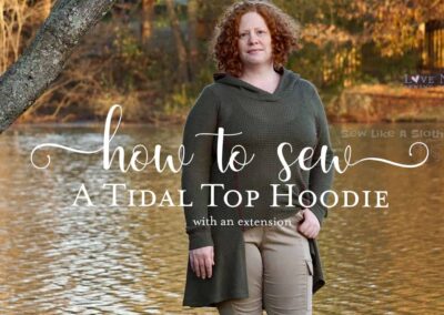 How to Make a Tidal Hoodie with Extension
