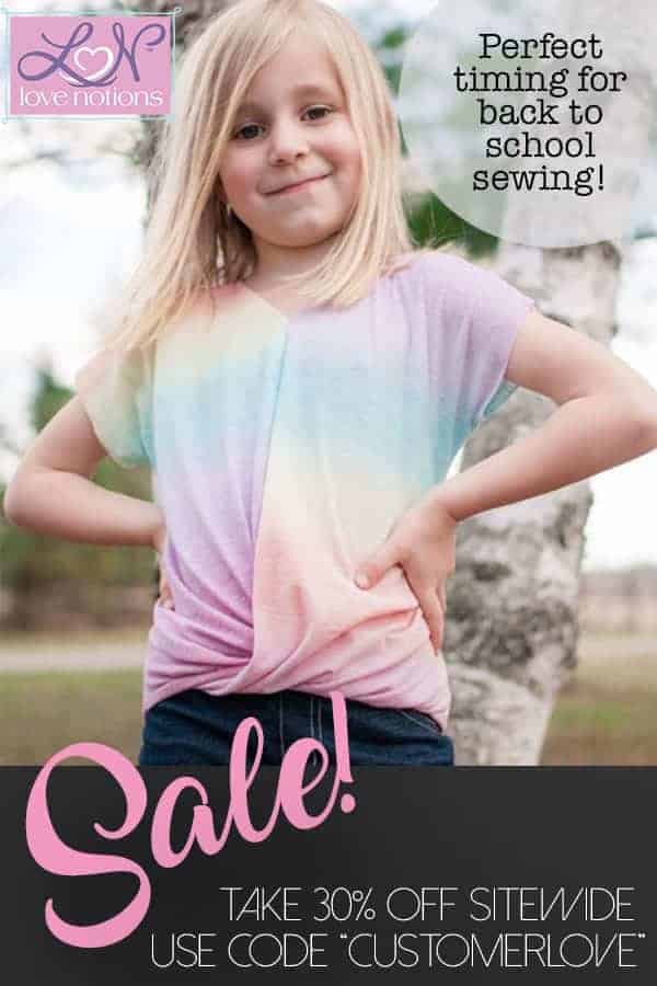 Love Notions pattern sale