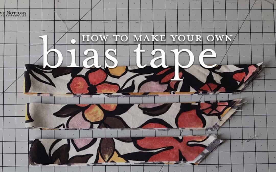 How to Make Your Own Bias Binding with Oakley Vest