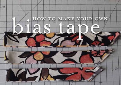 How to Make Your Own Bias Binding with Oakley Vest