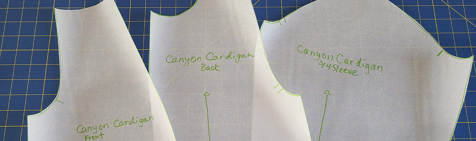 Three ways to crop a cardigan with Canyon