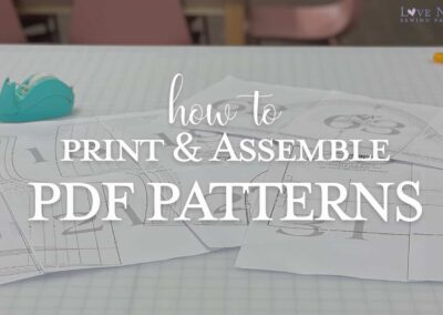 How to Print and Assemble a PDF Pattern