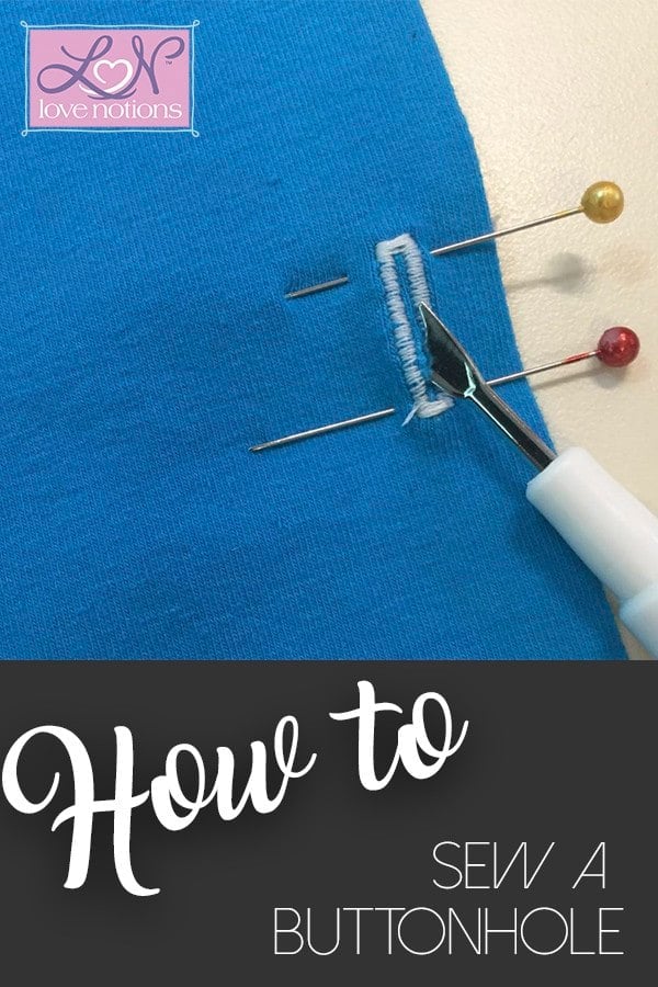 how to sew buttonholes