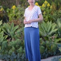 Wide legged palazzo pants pattern by Love Notions.