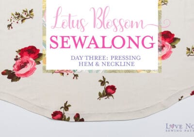Lotus Blossom Sew Along: Day Three