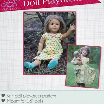 Doll Everyday Playdress - Love Notions Sewing Patterns