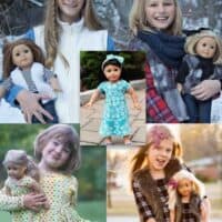 Doll and coordinating girls sewing patterns