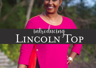 Introducing Lincoln Top: all about fit and fabric!