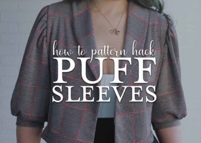 Sewing How To: Puff Sleeve Hack + Metra Blazer