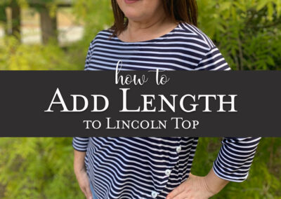 How to lengthen Lincoln Top