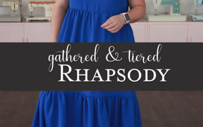 How to make a gathered and tiered skirt for Rhapsody Dress