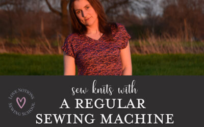 How to sew knits with just a regular sewing machine