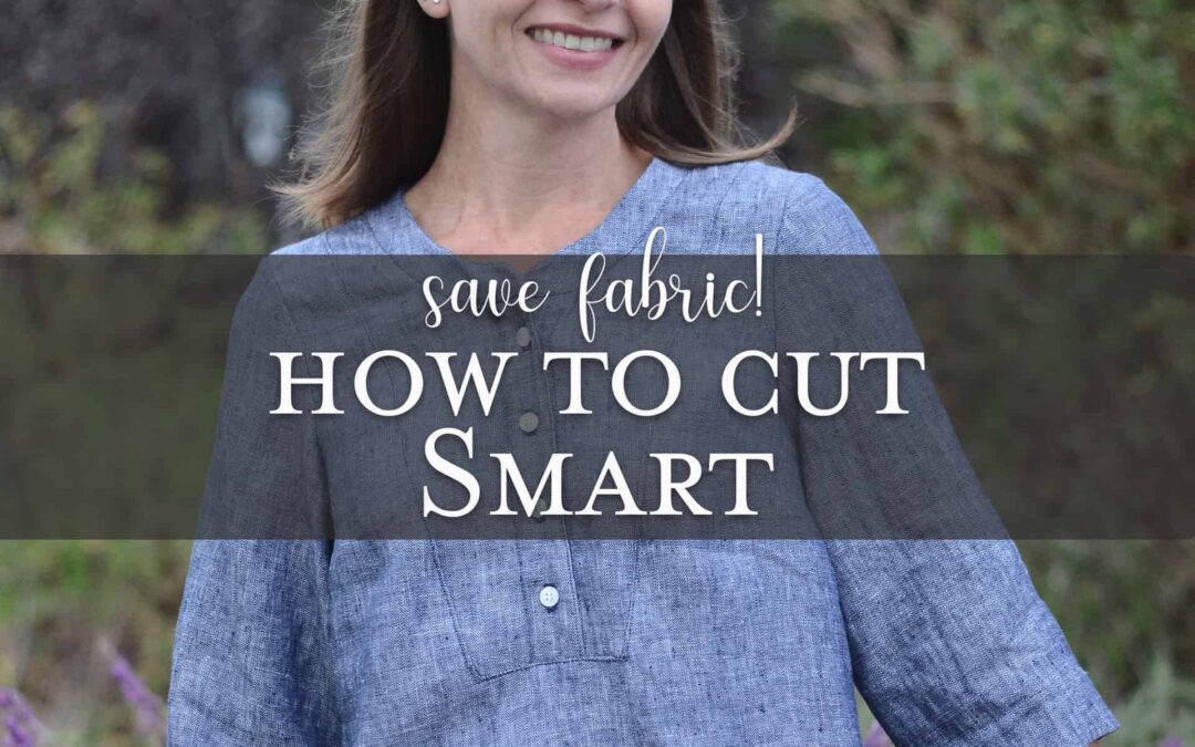 Save Fabric! How to cut smart + Sewing Presto Tunic