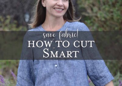 Save Fabric! How to cut smart + Sewing Presto Tunic