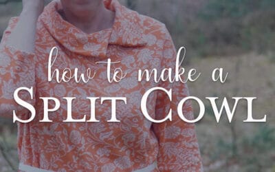 How to add a split cowl to Terra Tunic Sewing Pattern