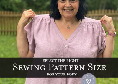 FOCUS ON FIT:  Why Should I Use High Bust When Determining My Pattern Size?