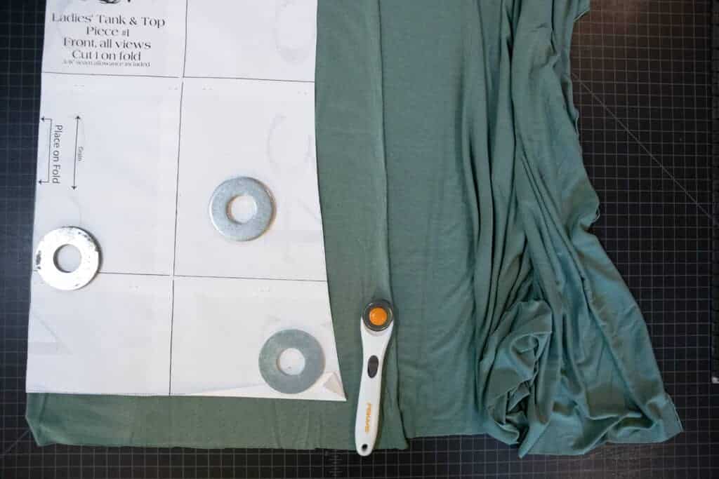 cutting fabric