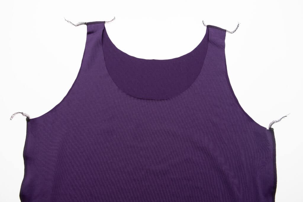 hip hop tank side seam construction