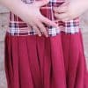 Prisma pleated skirt