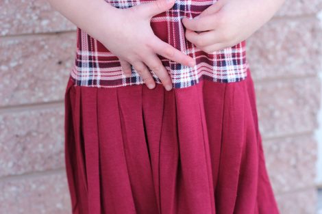 Prisma pleated skirt