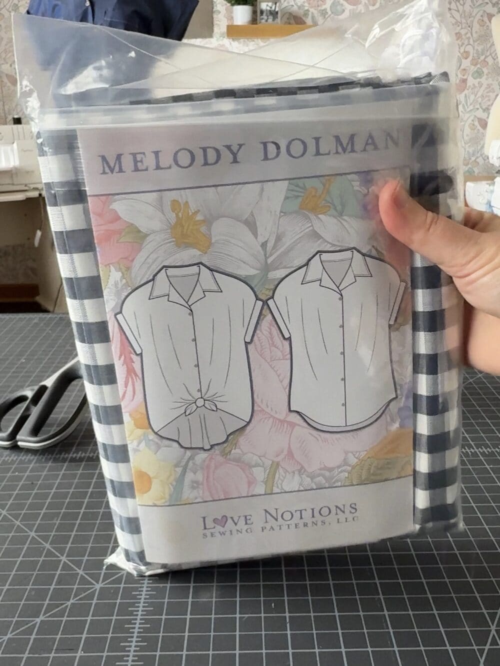 Melody Cheque Melody + Check Tencel Kit - Love Notions Sewing Patterns