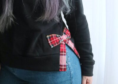 How to Add a Side Bow Detail to Your Sloane Sweater