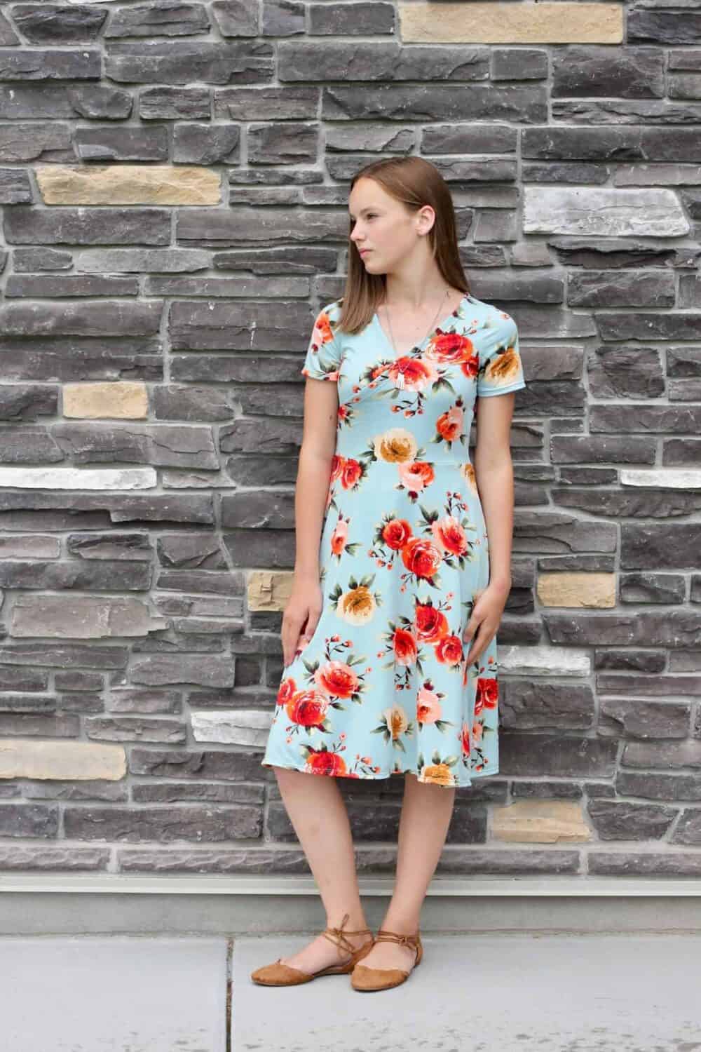 love notions willow wrap dress