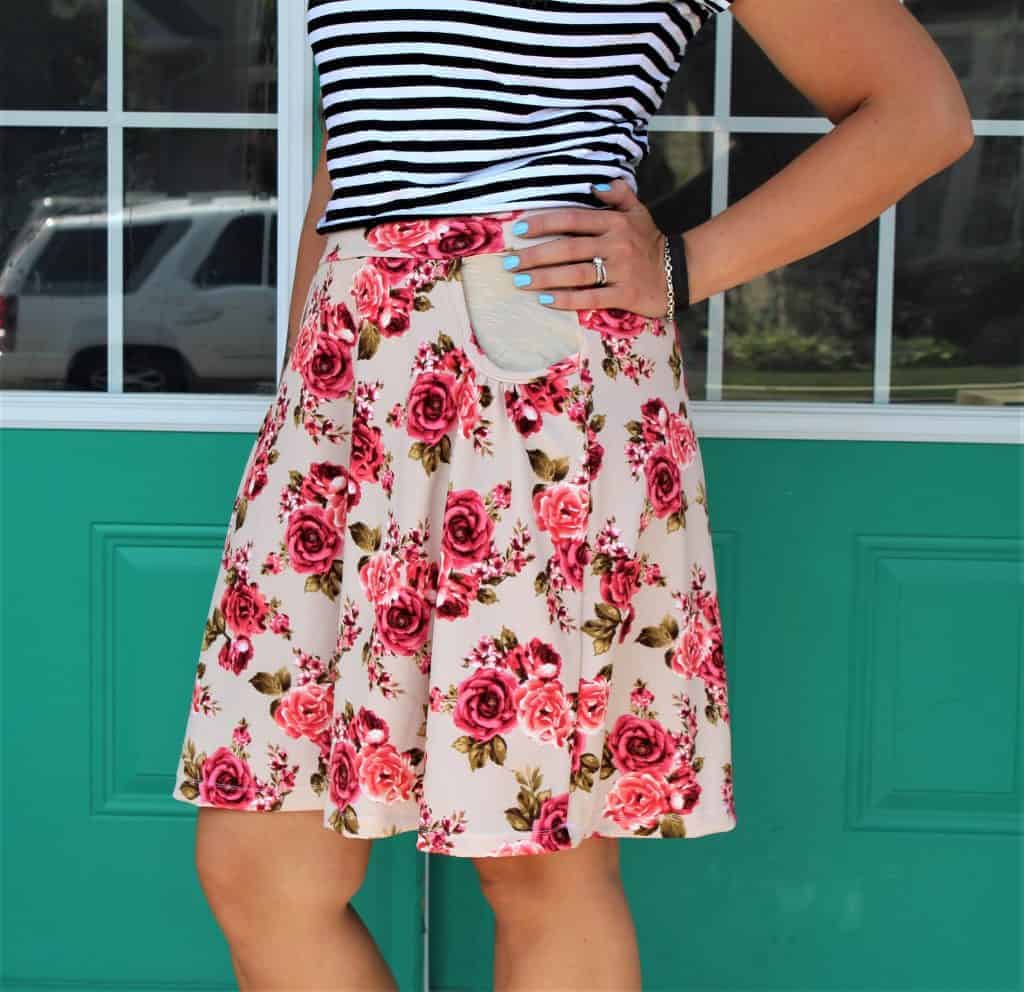 Love Notions Ravinia Skirt PDF Pattern with pockets, XSXXXL