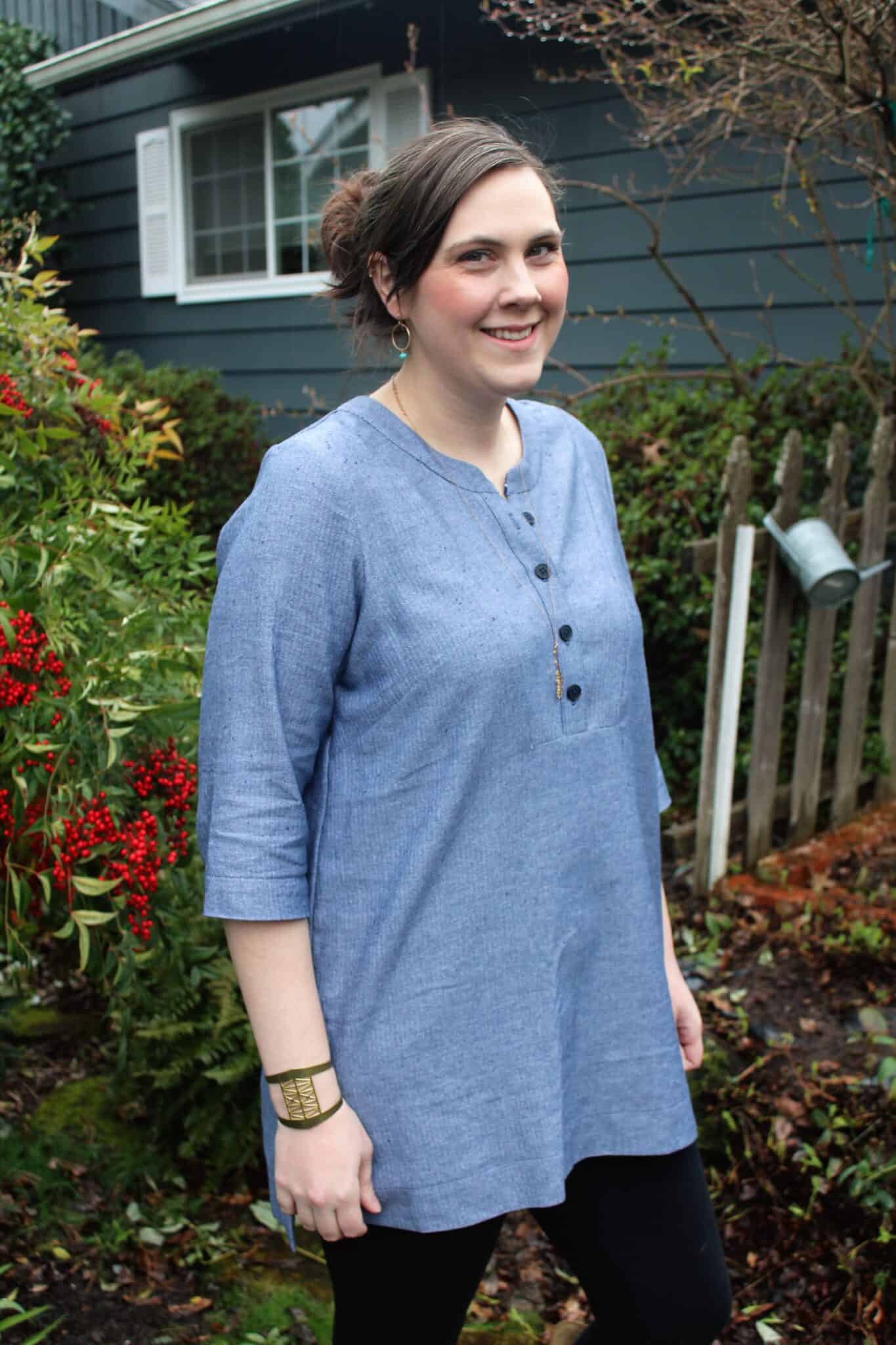 Ladies tunic sewing pdf pattern. Download and print this easy pattern ...