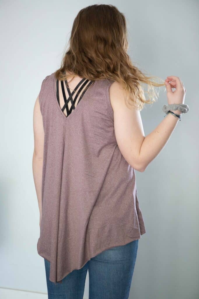 open back athletic shirt tutorial