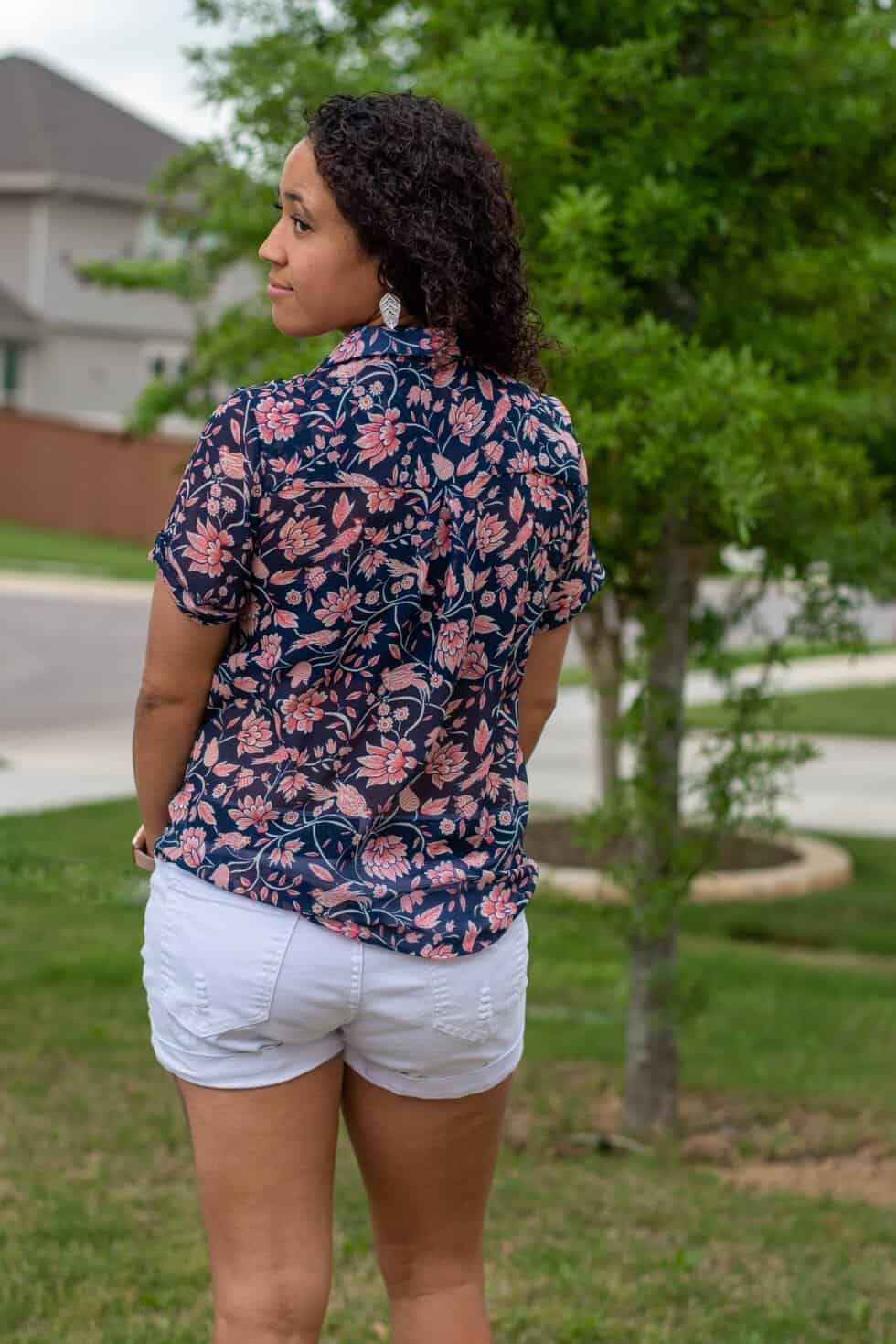 Aria Button Down Shirt, Tunic & Dress Love Notions Sewing Patterns