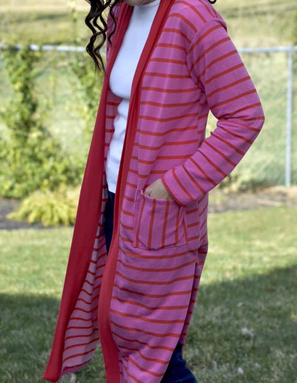 Ladies Boyfriend Cardigan Love Notions Sewing Patterns